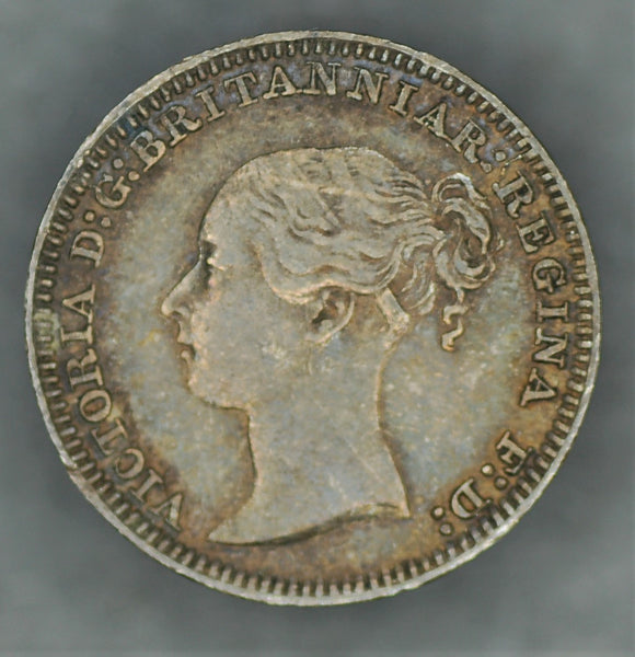 Victoria. Maundy penny. 1880
