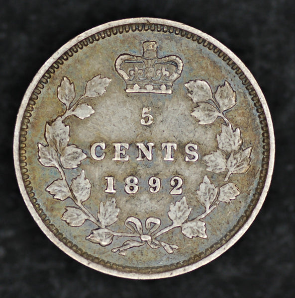 Canada. 5 cents. 1892