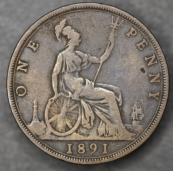 Victoria. Penny. 1891