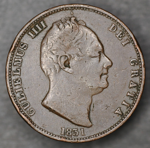 William IV. Halfpenny. 1831