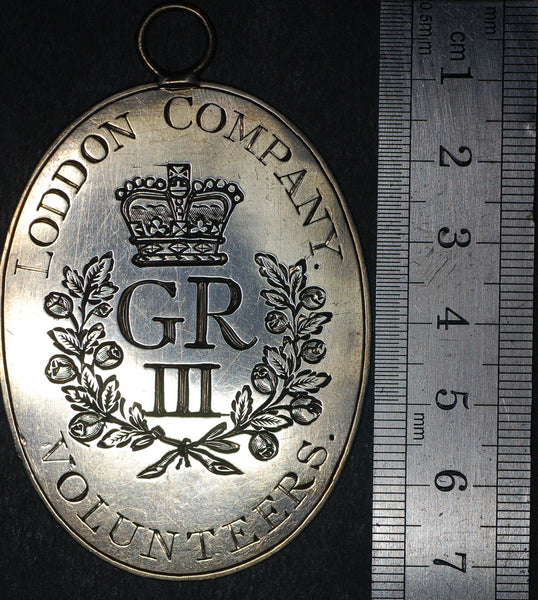 Norfolk. Loddon Volunteers Company. Prize medal. 1805