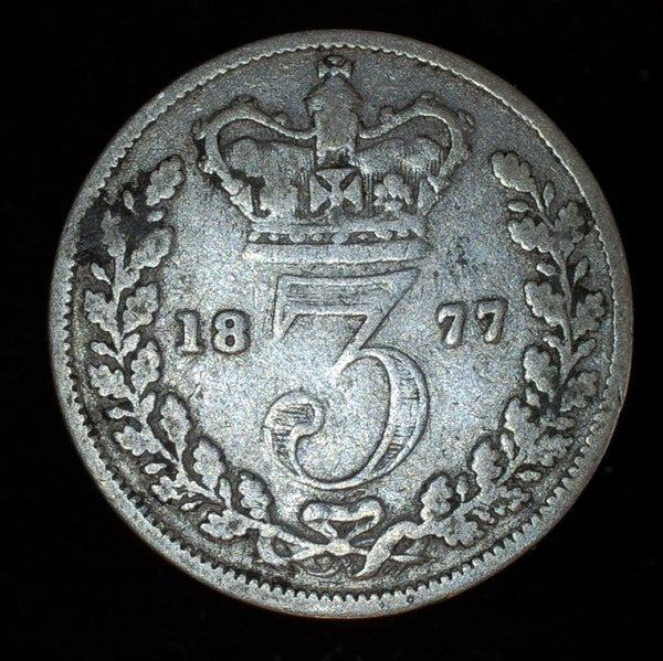 Victoria. Threepence. 1877