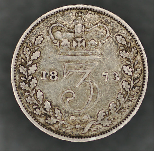 Victoria. Threepence. 1873