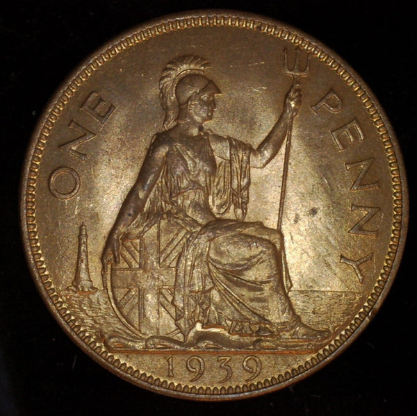 George VI. Penny. 1939