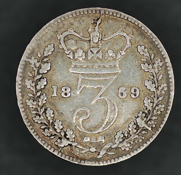 Victoria. Threepence. 1859