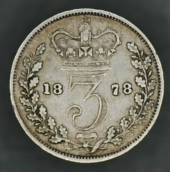 Victoria. Threepence. 1878