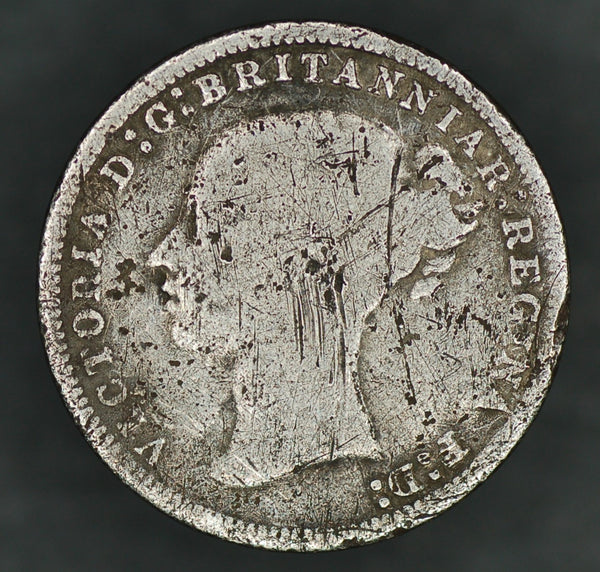 Victoria. Threepence. 1874