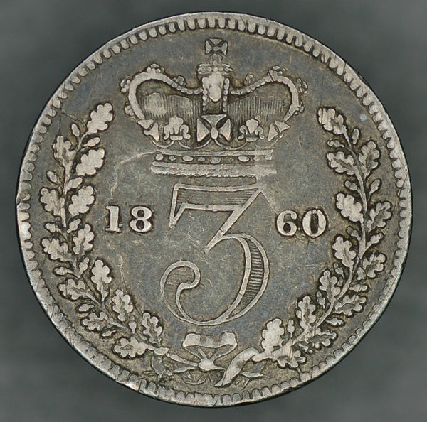 Victoria. Threepence. 1860