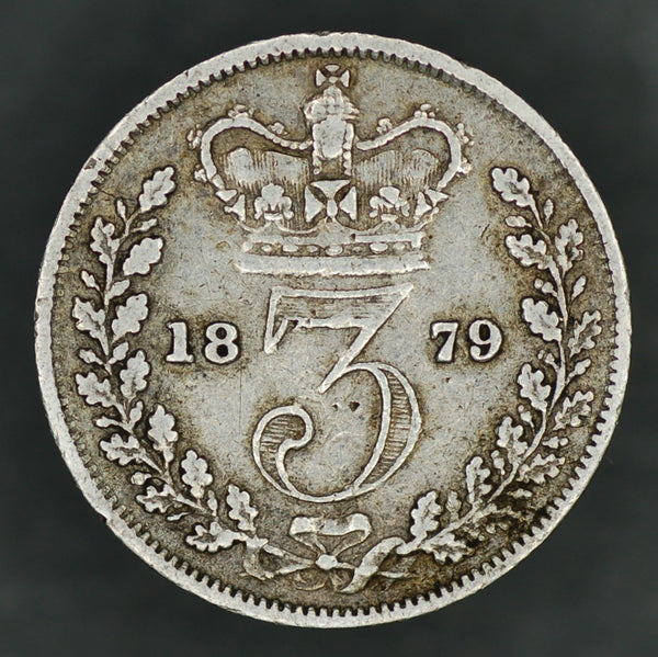 Victoria. Threepence. 1879