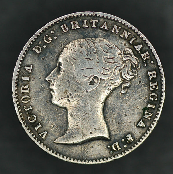 Victoria. Threepence. 1850
