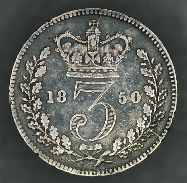 Victoria. Threepence. 1850