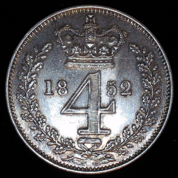 Victoria. Maundy Four pence. 1852
