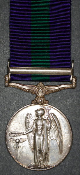 General service medal. 1918-62. Palestine 1945-48. Fomelane. APC