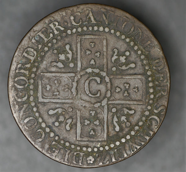 Switzerland. Bern. 5 Rappen. 1826