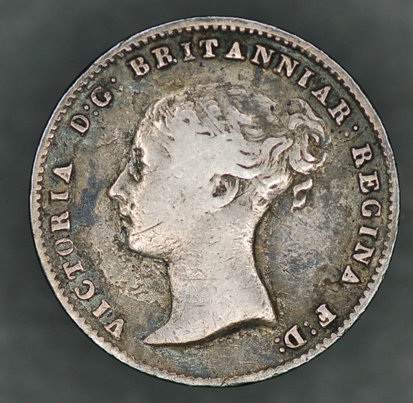 Victoria. Threepence. 1843