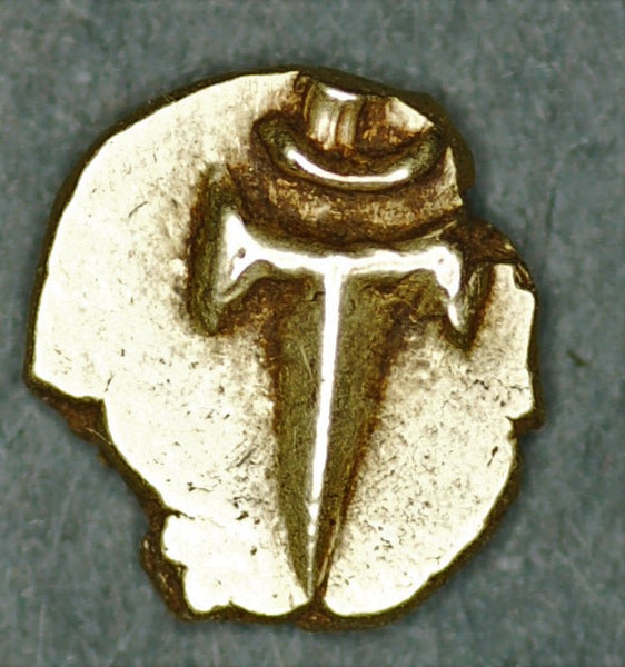 INDIA, MARATHAS of THANJAVUR: Anonymous Gold fanam, c. 1678-1800