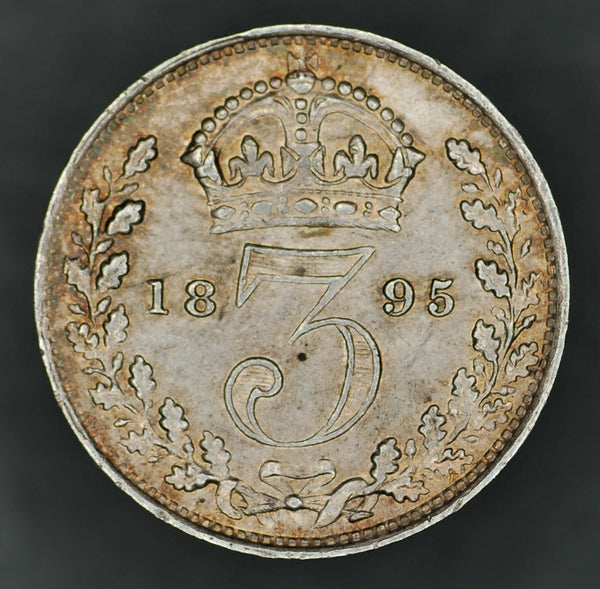 Victoria. Threepence. 1895