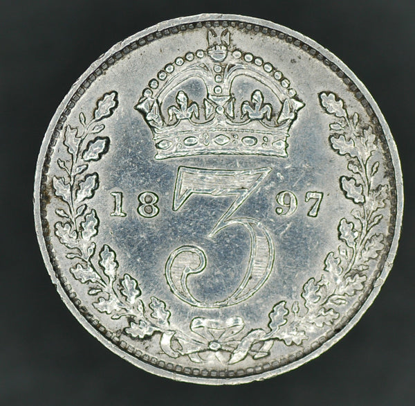 Victoria. Threepence. 1897