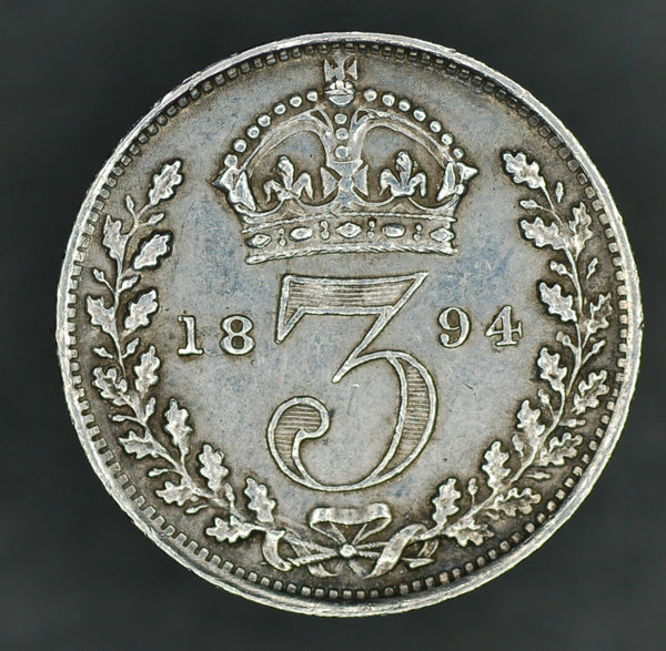 Victoria. Threepence. 1894