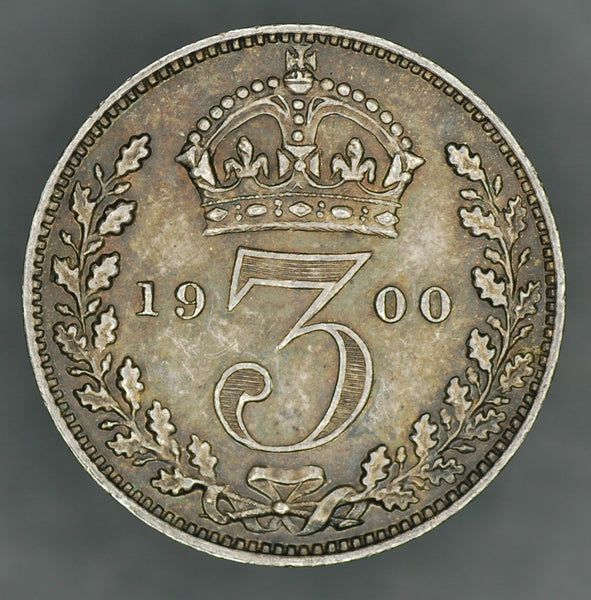 Victoria. Threepence. 1900