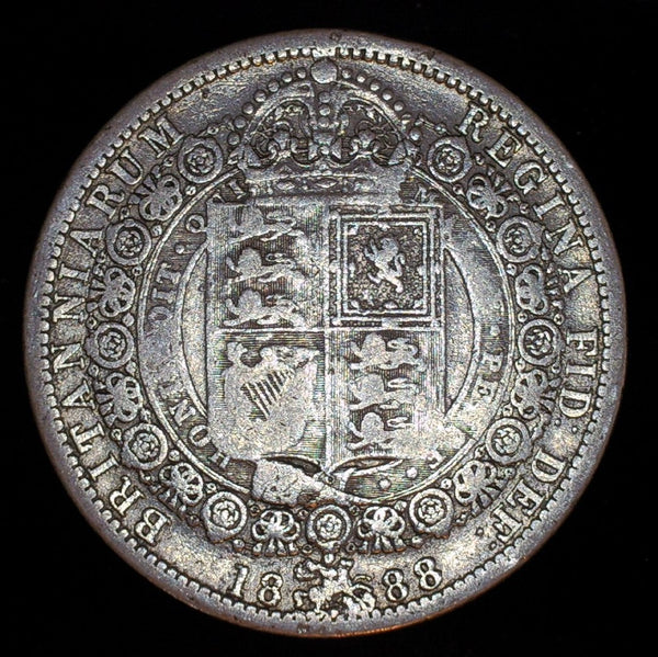 Victoria. Half Crown. 1888