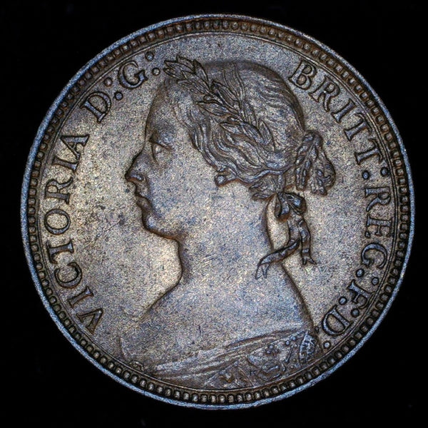 Victoria. Farthing. 1875H. High grade