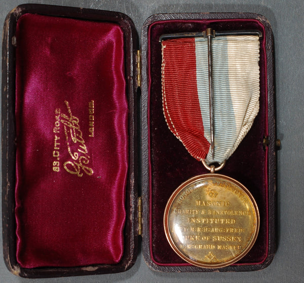 WW1 Pair & Masonic. Lieutenant A.C.Tozer. Durham Light Infantry