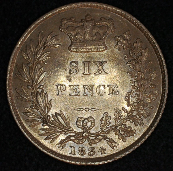 William IV. Sixpence. 1834