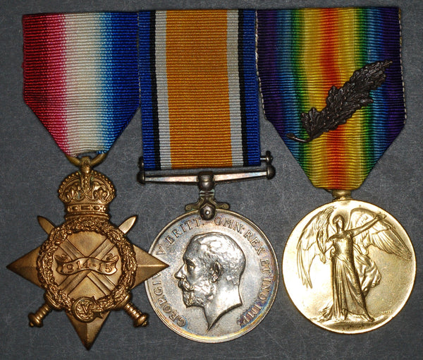 WW1 Trio. Pidgeon. Middlesex Regiment.