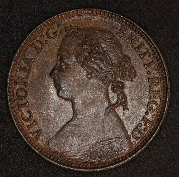 Victoria. Farthing. 1875H. High grade