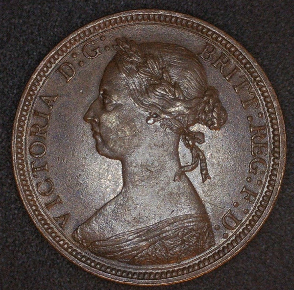 Victoria. Halfpenny. 1886