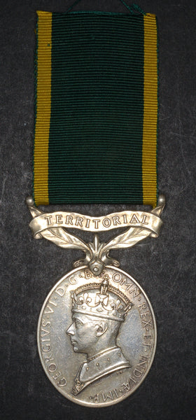 WW2. Territorial Efficiency medal. G VI. Sermon. R.E.
