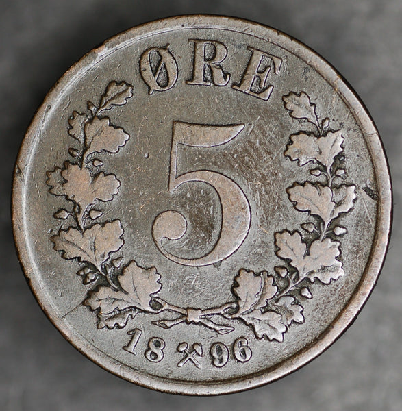 Norway. 5 Ore. 1896.