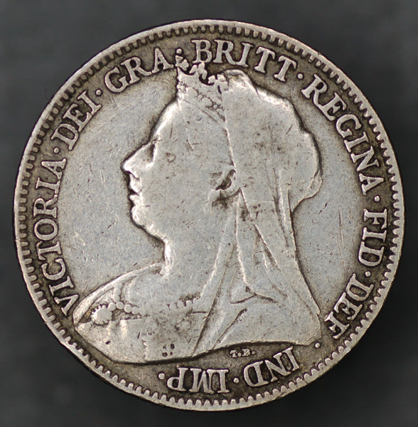 Victoria. Sixpence. 1895