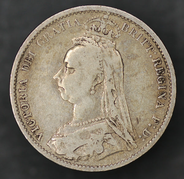 Victoria. Sixpence. 1889