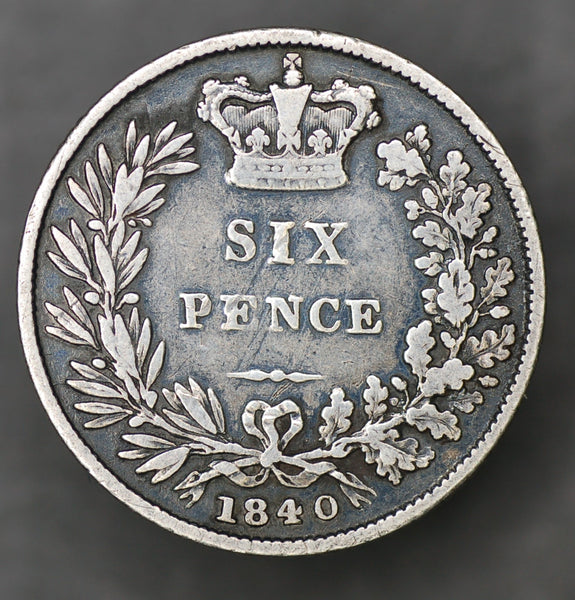 Victoria. Sixpence. 1840
