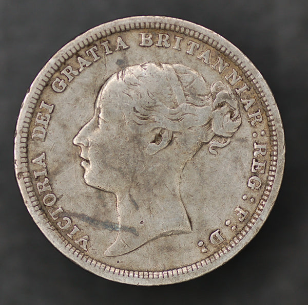 Victoria. Sixpence. 1884