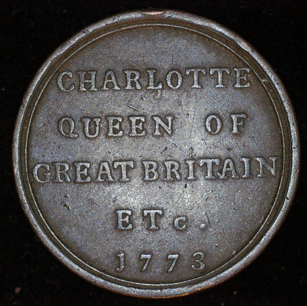 Queen Charlotte. Commemorative medal. 1773