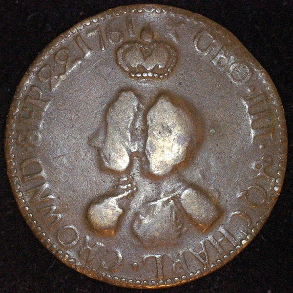 George III. Coronation token/medal. 1761