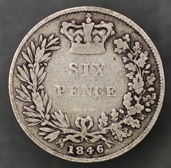 Victoria. Sixpence. 1846