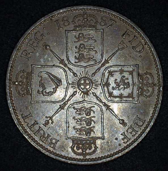 Victoria. Florin. 1887. High grade examples.