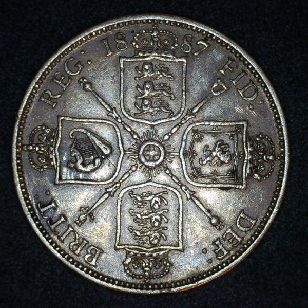 Victoria. Florin. 1887. High grade examples.