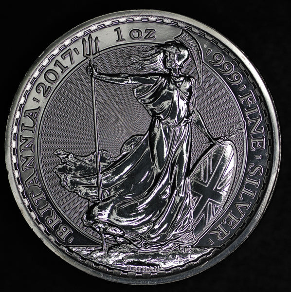 Elizabeth II. Silver 'Britannia'. 1 troy ounce of fine silver. 2017