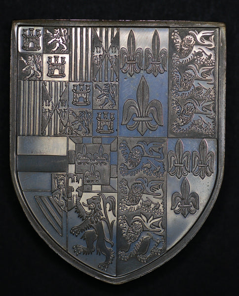 The Royal Arms medallion. Sterling silver. 1976