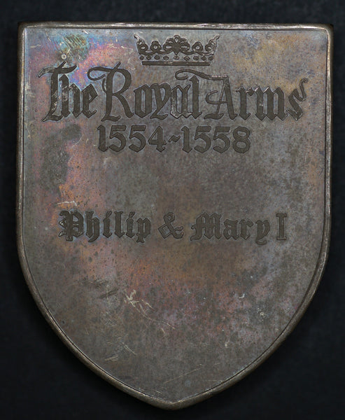 The Royal Arms medallion. Sterling silver. 1976