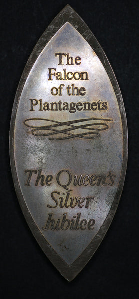 The Queens Beasts medallion. Sterling silver. 1977