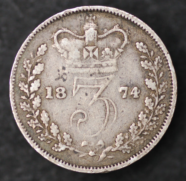 Victoria. Threepence. 1874. a selection