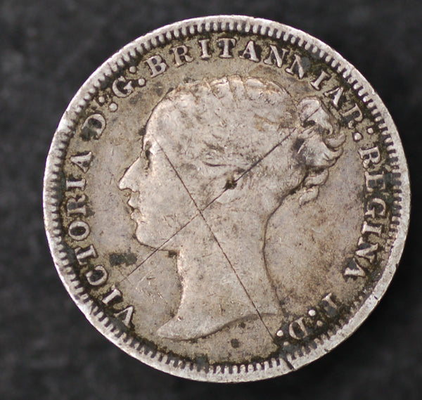 Victoria. Threepence. 1874. a selection