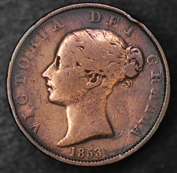 Victoria. Halfpenny. 1853
