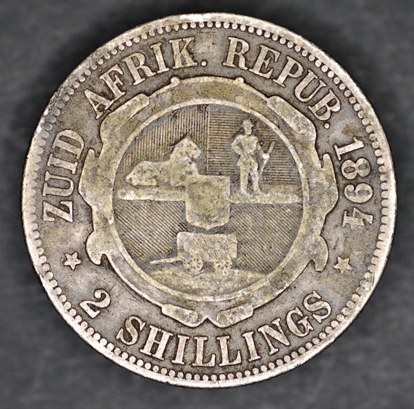 South Africa. 2 Shillings. 1894